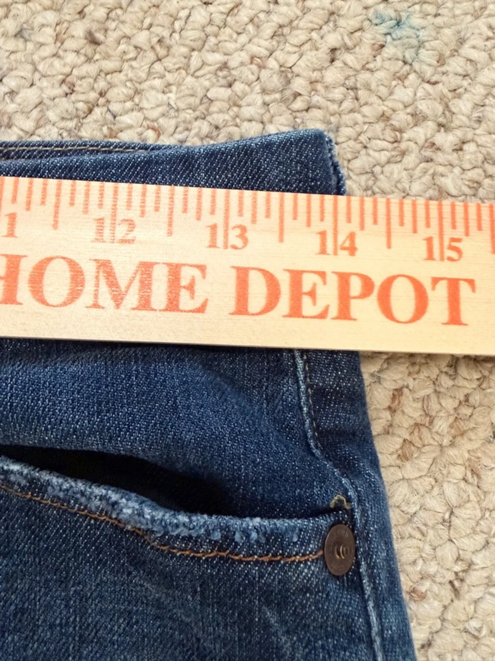 Citizens of Humanity Denim‎ Midi Skirt Size 26 Stretch Made in USA